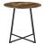 Masa bucatarie Vaggeryd 78 x 80 cm efect lemn nuanta inchisa forma rotunda [en.casa] HausGarden Leisure