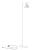Lampa de podea Leicester alb 1 x E27 max. 60W [lux.pro] HausGarden Leisure