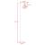 Lampa de podea Leicester alb 1 x E27 max. 60W [lux.pro] HausGarden Leisure