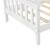 Pat copii Nuuk W200 lemn alb mat lacuit [en.casa] HausGarden Leisure