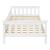 Pat copii Nuuk W200 lemn alb mat lacuit [en.casa] HausGarden Leisure