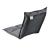 Scaun podea GloriaHG 110 x 55 x 11 cm gri deschis reglabil in 5 trepte [en.casa] HausGarden Leisure