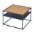 Masuta cafea Quinisut multifunctionala cu raft depozitare [en.casa] HausGarden Leisure