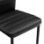 Scaune bucatarie Casandra set 2 buc piele sintetica negru [en.casa] HausGarden Leisure