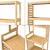 Raft baie Forssa cu 7 polite depozitare [en.casa] HausGarden Leisure