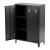 Dulap metalic Oripaa 110x75x33cm negru [en.casa] HausGarden Leisure