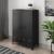 Dulap metalic Oripaa 110x75x33cm negru [en.casa] HausGarden Leisure
