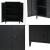 Dulap metalic Oripaa 110x75x33cm negru [en.casa] HausGarden Leisure