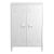 Dulap metalic Oripaa 110x75x33cm alb [en.casa] HausGarden Leisure
