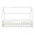 Pat copii Sisimiut W90 cu saltea 90 x 200 cm alb [en.casa] HausGarden Leisure