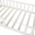 Pat copii Sisimiut W90 cu saltea 90 x 200 cm alb [en.casa] HausGarden Leisure