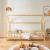 Pat copii Sisimiut NH90 cu saltea 90 x 200 cm culoarea lemnului [en.casa] HausGarden Leisure