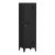 Dulap metalic Kurikka 137x38x38cm negru [en.casa] HausGarden Leisure