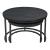 Set 2 buc masute cafea masuri diferite Titanic negru [en.casa] HausGarden Leisure