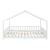Pat casuta copii cu saltea Treviolo 140x200cm alb [en.casa] HausGarden Leisure