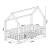 Pat casuta copii Sisimiut RW 90 x 200 cm brad roz/alb [en.casa] HausGarden Leisure