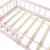 Pat casuta copii Sisimiut RW 90 x 200 cm brad roz/alb [en.casa] HausGarden Leisure