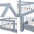 Pat casuta copii Sisimiut 90 x 200 cm brad gri/alb [en.casa] HausGarden Leisure