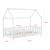 Pat copii Sisimiut W 70 x140 cm brad alb [en.casa] HausGarden Leisure