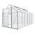 Sera gradina Oisterwijk 370 x 190 x 195 cm policarbonat transparent [en.casa] HausGarden Leisure