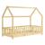Pat copii Sisimiut H 70 x140 cm brad culoarea lemnului [en.casa] HausGarden Leisure