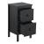 Noptiera Urjala 52x27x25cm MDF negru [en.casa] *80286705* HausGarden Leisure