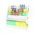 Raft copii Neda 74x71x23cm alb / verde / galben [en.casa] HausGarden Leisure