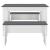 Set bucatarie Hokksund WG masa cu 2 banci alb/gri [en.casa] HausGarden Leisure