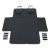 Husa auto protectie transport caini Wolverhampton 185 x 171 cm poliester negru [en.casa] HausGarden Leisure