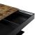 Masuta cafea Lunen cu blat mobil efect lemn/negru [en.casa] HausGarden Leisure