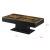 Masuta cafea Lunen cu blat mobil efect lemn/negru [en.casa] HausGarden Leisure