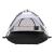 Cort plaja Mullsjö 215 x 135 x 140 cm gri inchis / gri deschis [pro.tec] HausGarden Leisure