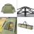 Cort camping Nybro  240 x 205 x 140 cm verde inchis / gri inchis [pro.tec] HausGarden Leisure