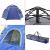 Cort camping Nybro  240 x 205 x 140 cm albastru / gri inchis [pro.tec] HausGarden Leisure