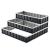 Jardiniera pe 3 nivele Renswoude 118 x 118 x 60 cm gri antracit [en.casa] HausGarden Leisure