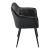Scaun bucatarie Birmingham 81x57x53cm negru [en.casa] HausGarden Leisure