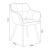 Scaun bucatarie Birmingham 81x57x53cm negru [en.casa] HausGarden Leisure