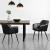 Scaun bucatarie Birmingham 81x57x53cm negru [en.casa] HausGarden Leisure