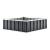 Jardiniera gradina Zevenaar 90 x 90 x 30 cm otel galvanizat [en.casa] HausGarden Leisure