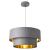 Lustra Lopar G40 E27 gri/auriu [lux.pro] HausGarden Leisure