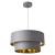 Lustra Lopar G40 E27 gri/auriu [lux.pro] HausGarden Leisure