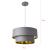 Lustra Lopar G40 E27 gri/auriu [lux.pro] HausGarden Leisure