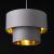 Lustra Lopar G30 E27 gri/auriu [lux.pro] HausGarden Leisure