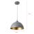 Set 2 bucati lustra Toulon 145 cm metal 2 x E27 gri/ auriu [lux.pro] HausGarden Leisure