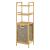 Dulap baie rufe murdareTidaholm bambus cu sac colector detasabil [en.casa] HausGarden Leisure
