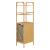 Dulap baie rufe murdareTidaholm bambus cu sac colector detasabil [en.casa] HausGarden Leisure