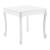 Masa bucatarie Luneburg 80 x 80 x 76 cm alb [en.casa] HausGarden Leisure