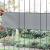 Set 4 bucati folie gard  Jesteburg 140 m PVC gri deschis mat (RAL 7040) [en.casa] HausGarden Leisure