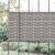 Set 4 bucati folie gard  Jesteburg 140 m PVC gri efect ratan [en.casa] HausGarden Leisure