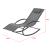 Scaun balansoar gradina Tarent 150 Kg gri inchis [en.casa] HausGarden Leisure